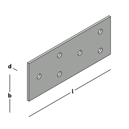 GB Koppelplaat 40x100x2mm SV-2 - 01422.0100