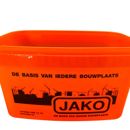 Emmer Oranje met Jako Opdruk zonder Deksel