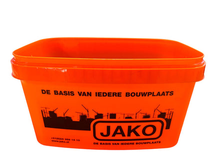 Emmer Oranje met Jako Opdruk zonder Deksel