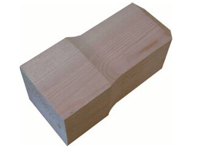 Alpro Voet-Kopklos Hout voor Metselprofiel 65x65mm