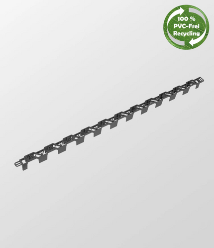 Jako PVC Vloerafstandhouder 40mm Open Dual Fix 2.00m Lengte - Deelbaar Op 1m