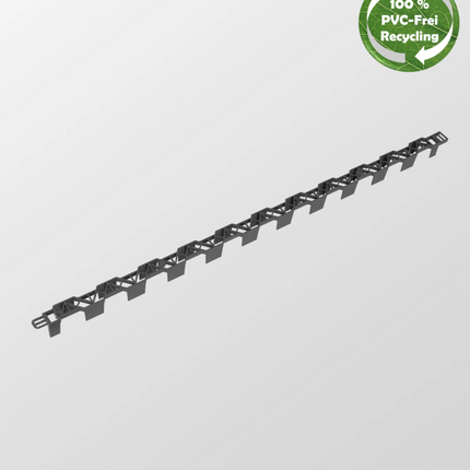 Jako PVC Vloerafstandhouder 30mm Open Dual Fix 2.00m Lengte - Deelbaar Op 1m