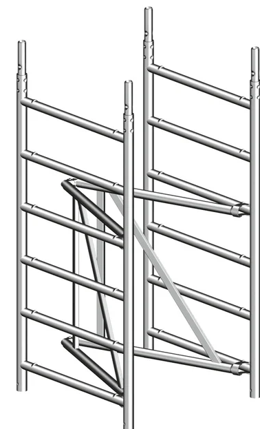 Layher Rolsteiger Zifa Basiselement 75/6 SP zonder Wielen - 1300006