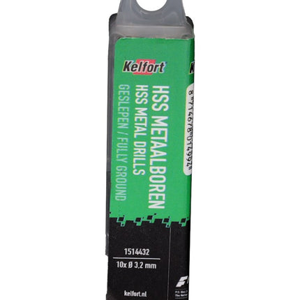 Metaalspiraalboor HSS Kelfort