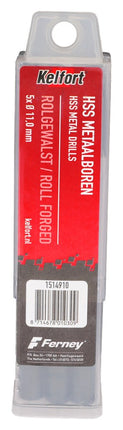 Metaalspiraalboor HSS Kelfort