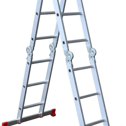 Kelfort Vouwladder 4x3 + Platform Aluminium - 1518857