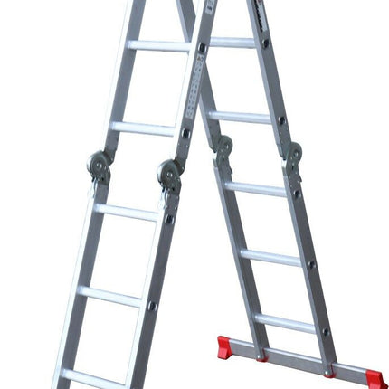 Kelfort Vouwladder 4x3 + Platform Aluminium - 1518857