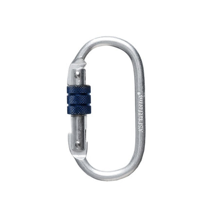 Afbeelding XSPlatforms veiligheidshaak (staal) Screw-lock karabiner Steel