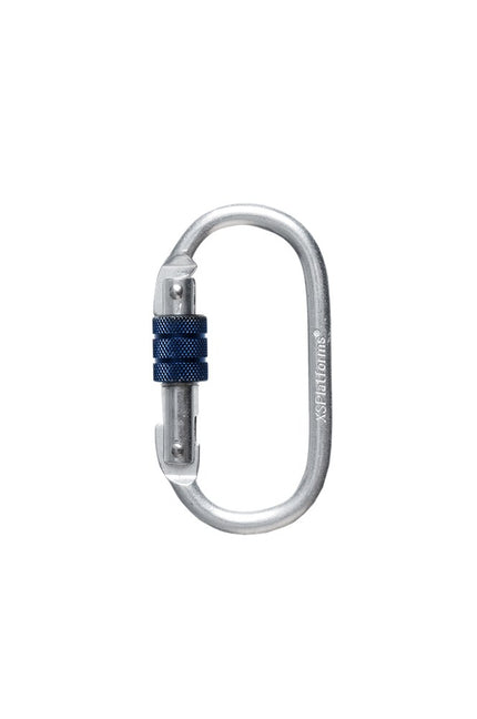Afbeelding XSPlatforms veiligheidshaak (staal) Screw-lock karabiner Steel