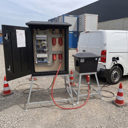 SiRoX 32A KUNSTSTOF AUTOLAAD VERDEELKAST RONDO2X TYPE 2 AUTOLAADCONTACTDOOS 32A/5P VOE