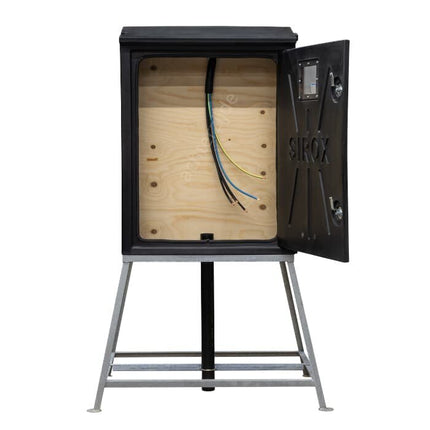SiRoX 40A KUNSTSTOF BOUWMETERKAST KANTO FRAME KANTO 40A 2X 32A/5P | 2X SCHUKO