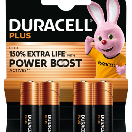 Duracell Plus Power Batterijen 4xAA 1,5V - 37502