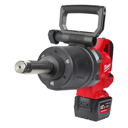 Afbeelding MILWAUKEE® m18 fuel™ one-key™ 1? hoog koppel d-greep slagmoersleutel met frictiering en verlengde as M18 ONEFHIWF1D