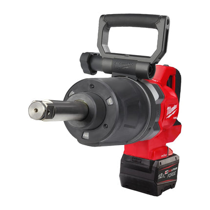 Afbeelding MILWAUKEE® m18 fuel™ one-key™ 1? hoog koppel d-greep slagmoersleutel met frictiering en verlengde as M18 ONEFHIWF1D