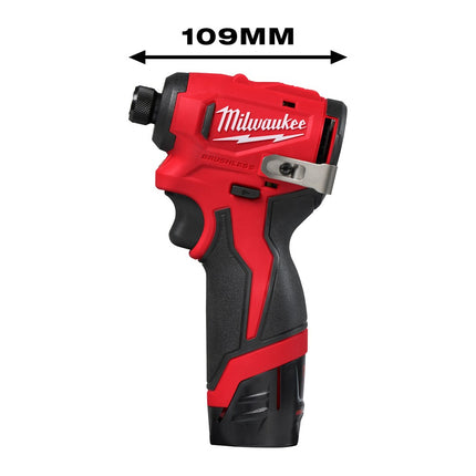 Afbeelding MILWAUKEE® m12™ compact slagschroevendraaier ¼? hex M12 BLIDRC