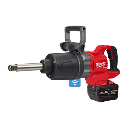 Afbeelding MILWAUKEE® m18 fuel™ one-key™ 1? hoog koppel d-greep slagmoersleutel met frictiering en verlengde as M18 ONEFHIWF1D