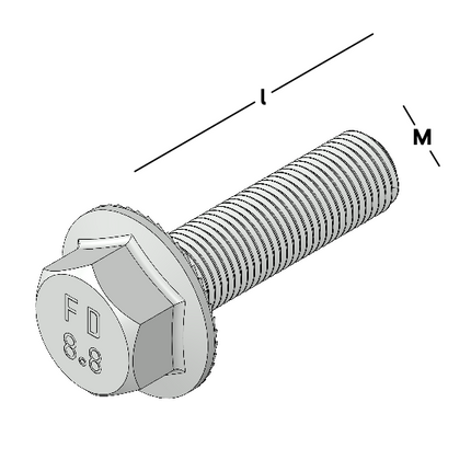 GB Zeskantflensbout M10x35mm EV-2 - 45935.0250
