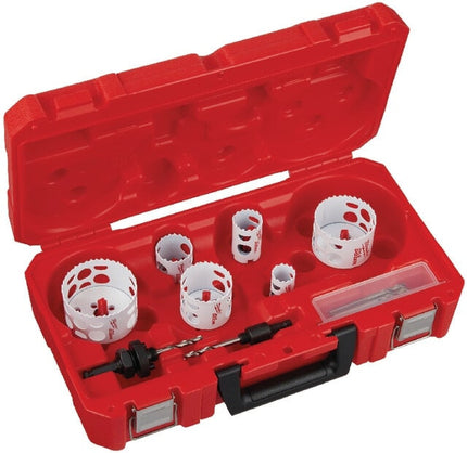 MILWAUKEE® Gatzagenset bi-metaal 10-delig