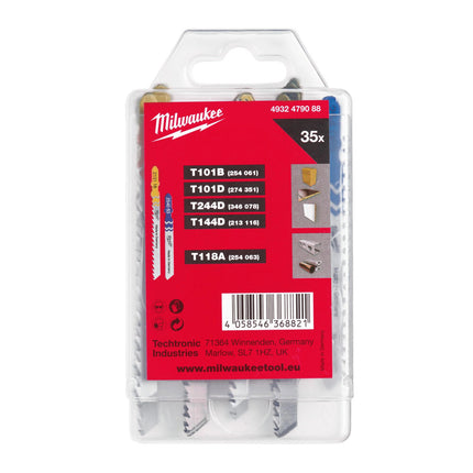 MILWAUKEE® Decoupeerzaagbladen Set 35-delig - 4932479088