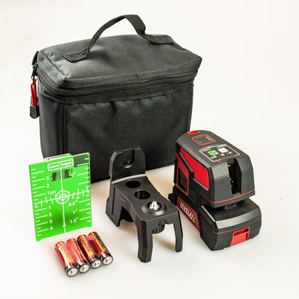 Kruislijnlaser CL202G Set met P150IL Statief Groen - AD19201