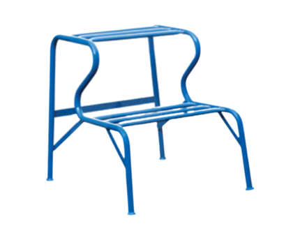 Jako Stukadoorstrap 2 Treden S-Model Blauw RAL5017
