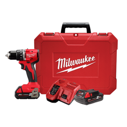 Milwaukee M18 BLPDRC-202C M18 COMPACTE KOOLBORSTELLOZE SLAGBOORMACHINE