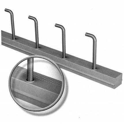 Jako Stekkenbak 8mm-15cm Enkel L=125cm B=55mm H=12cm STEKL=32cm