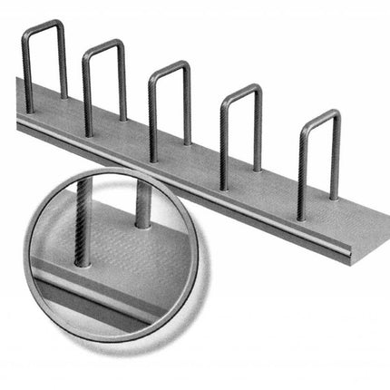 Jako Stekkenbak 10mm-20cm Dubbel L=125cm B=15cm H=17cm - rbqw1451020