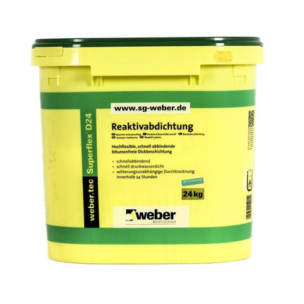 Kiwitz WEBER.TEC SUPERFLEX D24  2K - 24 KG     AFDICHTINGSMASSA 2K