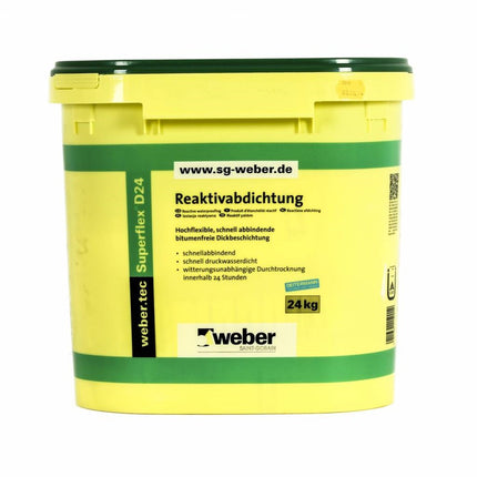 Kiwitz WEBER.TEC SUPERFLEX D24  2K - 24 KG     AFDICHTINGSMASSA 2K