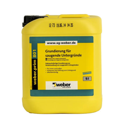 Kiwitz WEBER.PRIM 801 CAN 5L TRANSPARANT