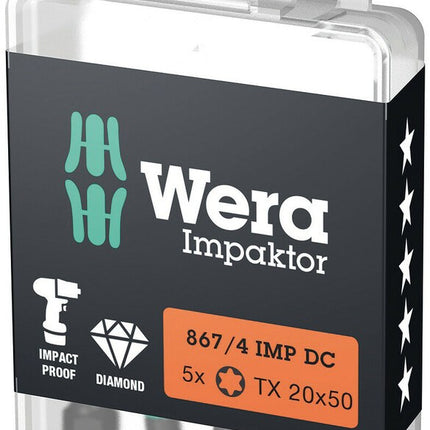Afbeelding Wera bit torx 867/4 IMP DC Impaktor
