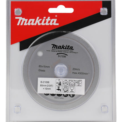 Afbeelding Makita diamantsch. 85x15x1,8 gls/mar B-21098