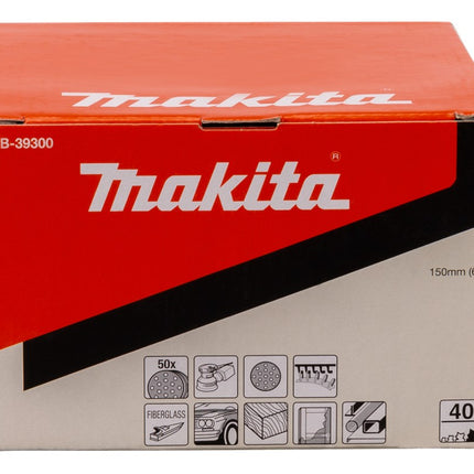 Afbeelding Makita schuurschijf k40 150 yellow B-39300