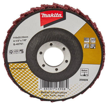 Afbeelding Makita schuursch. 115x22mm mid B-40761