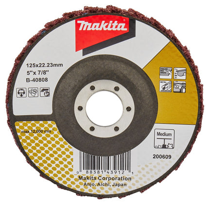 Afbeelding Makita schuursch. 125x22mm mid B-40808
