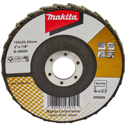 Afbeelding Makita schuursch. 125x22mm e-fijn B-40820