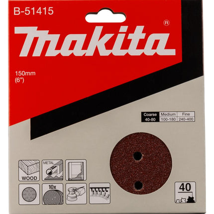 Afbeelding Makita schuurschijf k40 150mm B-51415