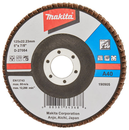 Afbeelding Makita lamellenschuurschijf 125mm a40 D-27084