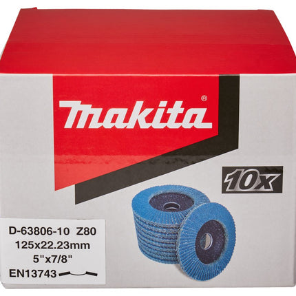 Afbeelding Makita lamellensch. 125x22mm z80 10st D-63806-10