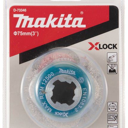 Afbeelding Makita komborstel x-lock 75mm D-73346