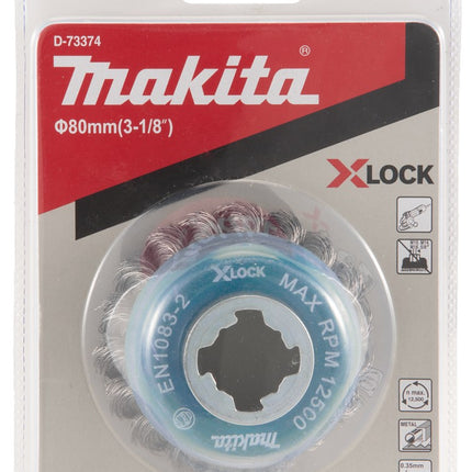 Afbeelding Makita komborstel x-lock 80mm D-73374