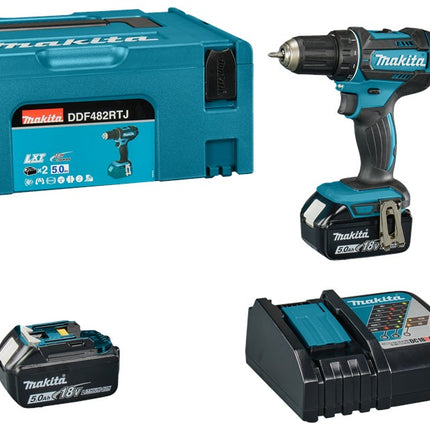 Afbeelding Makita 18 v boor-/schroefmachine DDF482RTJ