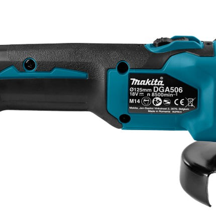 Afbeelding Makita 18 v haakse slijper 125 mm