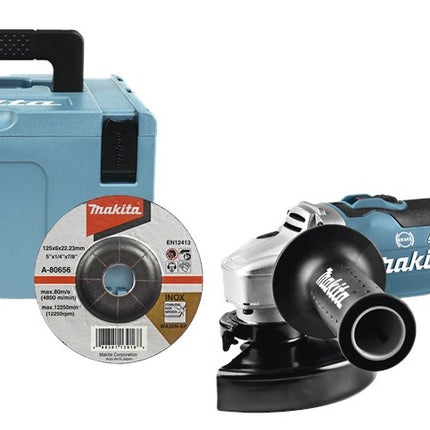 Afbeelding Makita 18 v haakse slijper 125 mm DGA506ZJ
