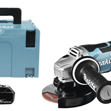 Afbeelding Makita 18 v haakse slijper 125 mm DGA508RTJ