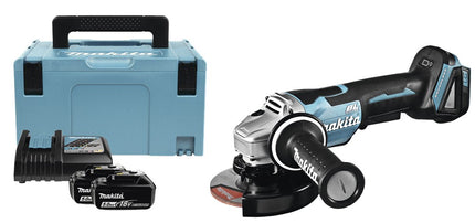 Afbeelding Makita 18 v haakse slijper 125 mm DGA508RTJ