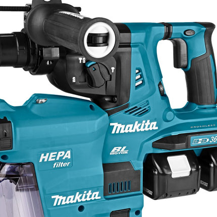 Afbeelding Makita 2x18 v combihamer DHR283ZWJU
