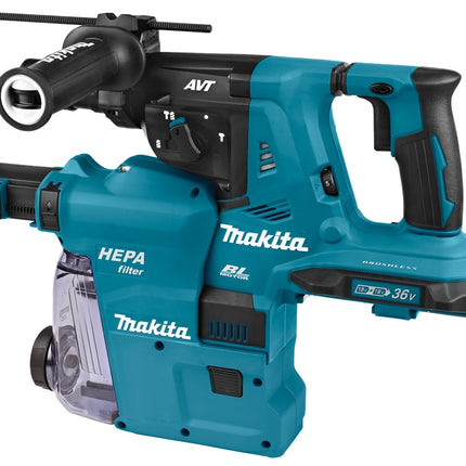 Afbeelding Makita 2x18 v combihamer DHR283ZWJU