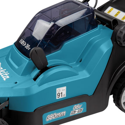 Afbeelding Makita lxt 2x18 v accu grasmaaier 38 cm